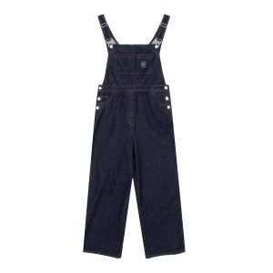 Lazy Style Distressed Denim Overalls for Women,Factory Direct Sale